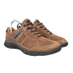 Clarks Unstructured Women's Brown Leather Comfort Walking Shoes Sz 7.5 M